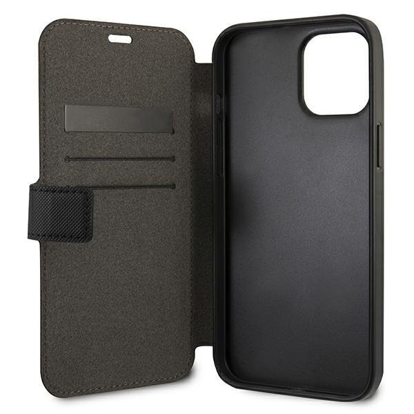 US Polo USFLBKP12SPUGFLBK iPhone 12 mini5,4&quot; czarny/black book Polo Embroidery Collection