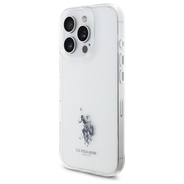 US Polo USHCP15XUSMT iPhone 15 Pro Max   6.7&quot; przezroczysty/transparent IML Printed Double Horse Logo