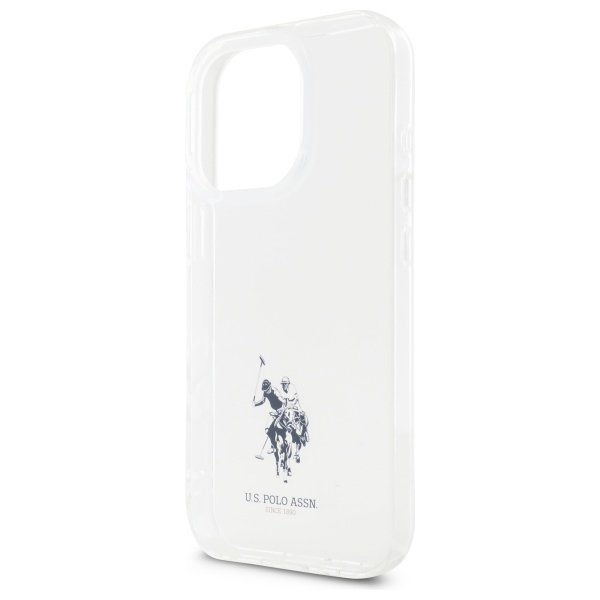 US Polo USHCP15XUSMT iPhone 15 Pro Max   6.7&quot; przezroczysty/transparent IML Printed Double Horse Logo