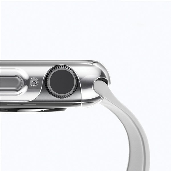 UNIQ etui Garde Apple Watch Series 4/5/6/SE/SE2 44mm. szary/smoked grey
