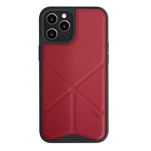UNIQ etui Transforma iPhone 12/12 Pro6,1&quot; czerwony/coral red