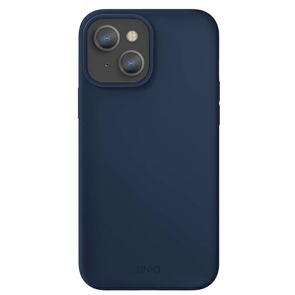 UNIQ etui Lino iPhone 13 / 14 / 15 6,1&quot; niebieski/marine blue