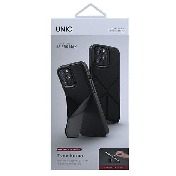 UNIQ etui Transforma iPhone 13 Pro Max6,7&quot; czarny/ebony black MagSafe