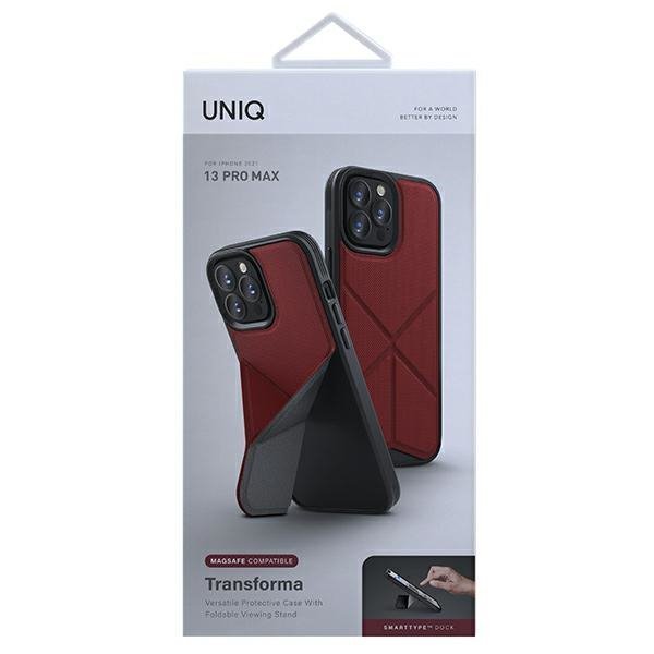 UNIQ etui Transforma iPhone 13 Pro Max6,7&quot; czerwony/coral red MagSafe