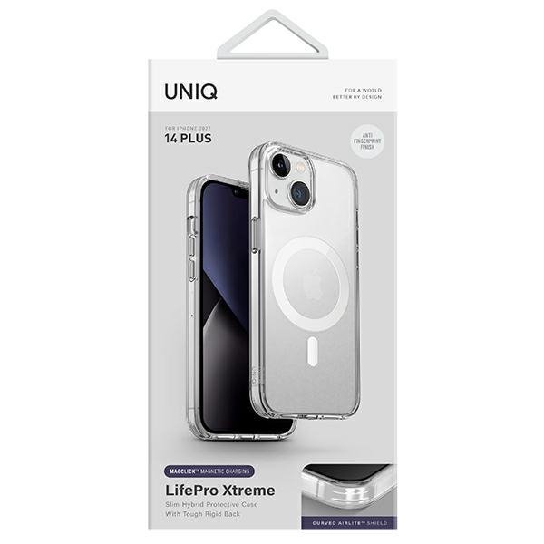 UNIQ etui LifePro Xtreme iPhone 14 Plus/ 15 Plus 6.7&quot; Magclick Charging przeźroczysty/frost clear
