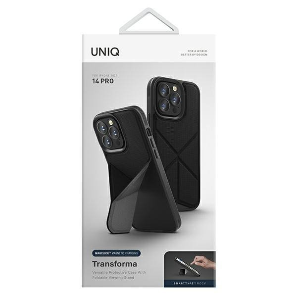UNIQ etui Transforma iPhone 14 Pro 6,1&quot;Magclick Charging czarny/ebony black