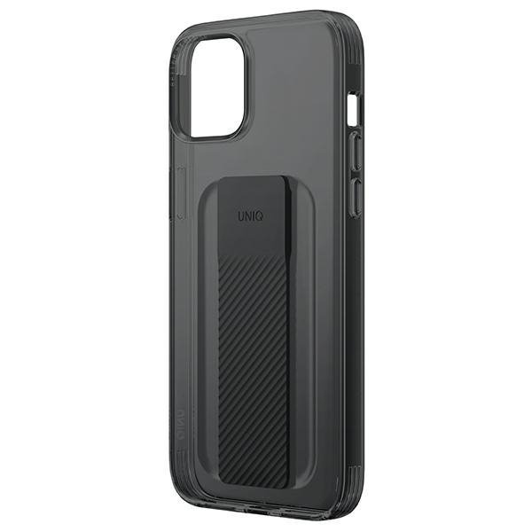 UNIQ etui Heldro Mount iPhone 14 / 15 /13 6,1&quot; czarny/vapour smoke