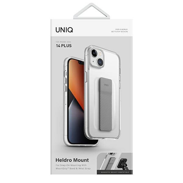 UNIQ etui Heldro Mount iPhone 14 Plus / 15 Plus 6.7&quot; przeźroczysty/lucent clear