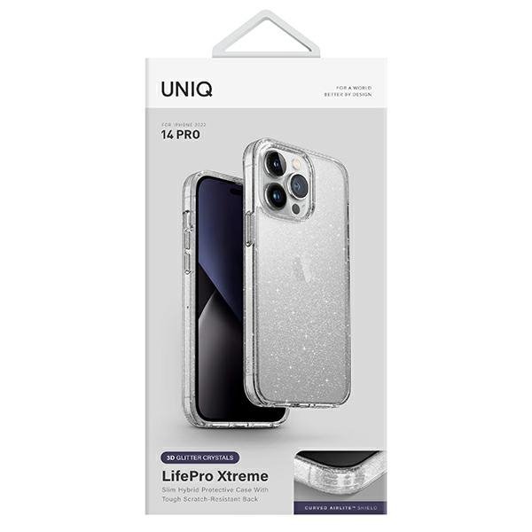UNIQ etui LifePro Xtreme iPhone 14 Pro6,1&quot; przezroczysty/tinsel lucent