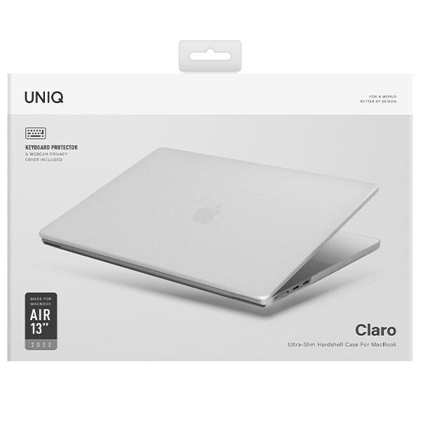 UNIQ etui Claro MacBook Air 13           (2018-2020) przezroczysty/dove matte clear