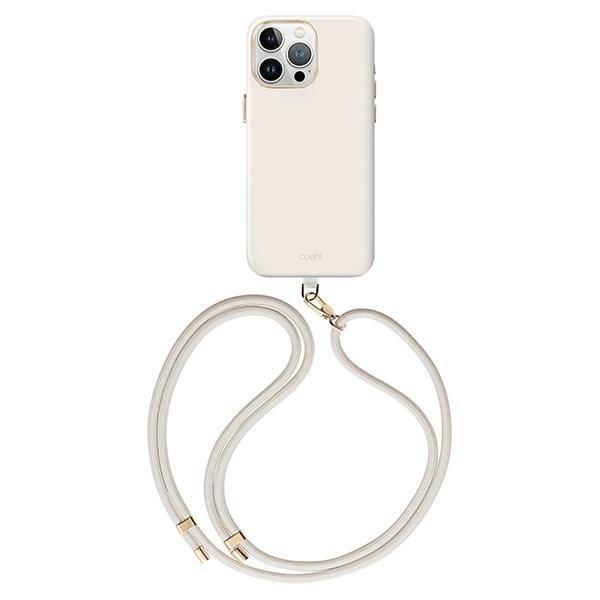 UNIQ etui Coehl Creme iPhone 15 Pro Max6.7&quot; Magnetic Charging kość słoniowa/ivory