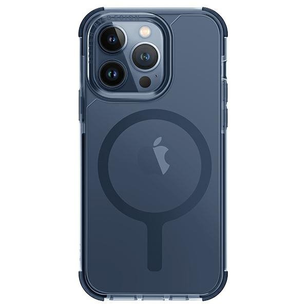 UNIQ etui Combat iPhone 15 Pro Max 6.7&quot;Magclick Charging ciemnoniebieski/smoke blue