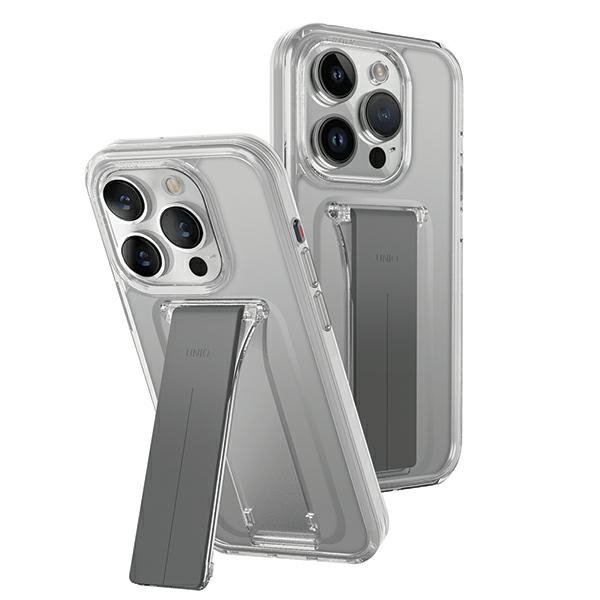 UNIQ etui Heldro Mount with Stand iPhone15 Pro Max 6.7&quot; przeźroczysty/lucent clear
