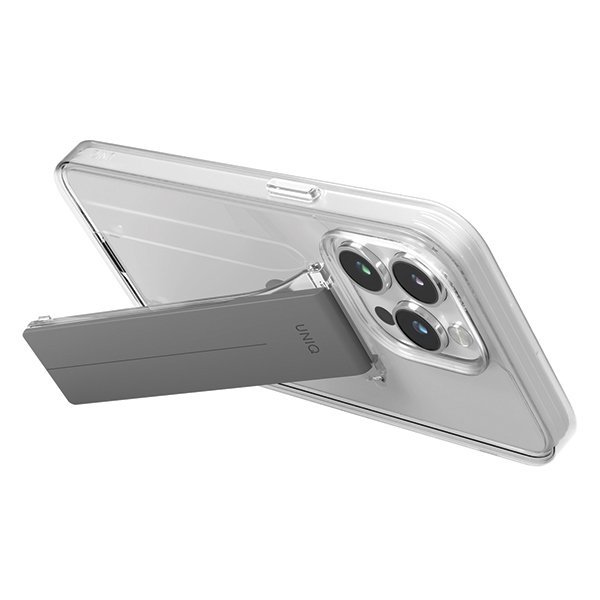 UNIQ etui Heldro Mount with Stand iPhone15 Pro Max 6.7&quot; przeźroczysty/lucent clear