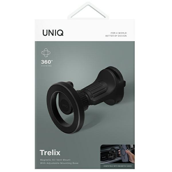 UNIQ magnetyczny uchwyt sam TrelixCar Air Vent Mount czarny/midnight black