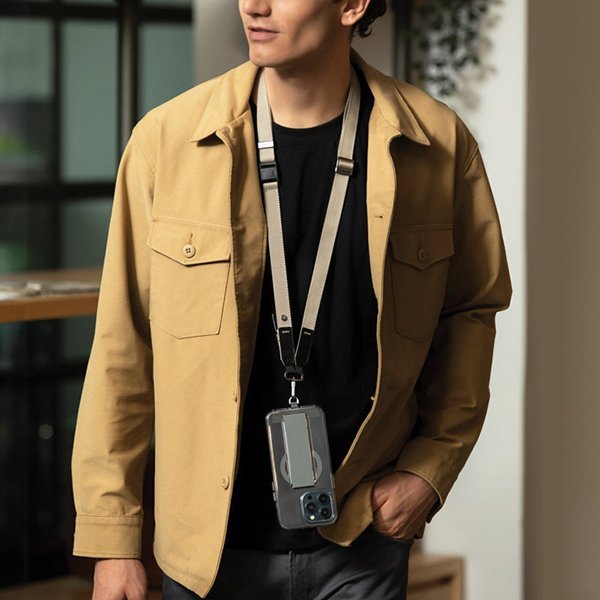 UNIQ Vista uniwersalna smycz do telefonu2w1 granatowy/deep navy