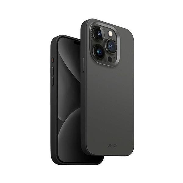UNIQ etui Lyden DS iPhone 15 Pro Max6.7&quot; Magclick Charging szaro-czarny/charcoal grey-black