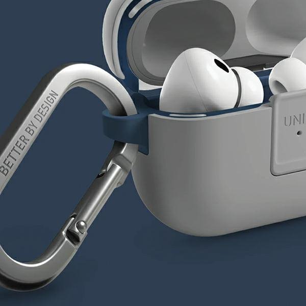 UNIQ etui Clyde Lock Case AirPods Pro 2(2022/2023) niebiesko-ciemnoszary/royal blue-dark grey