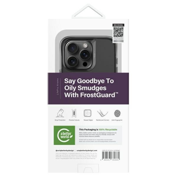 UNIQ etui LifePro Xtreme iPhone 16 Pro 6.3&quot; Magclick charging szary/smoked
