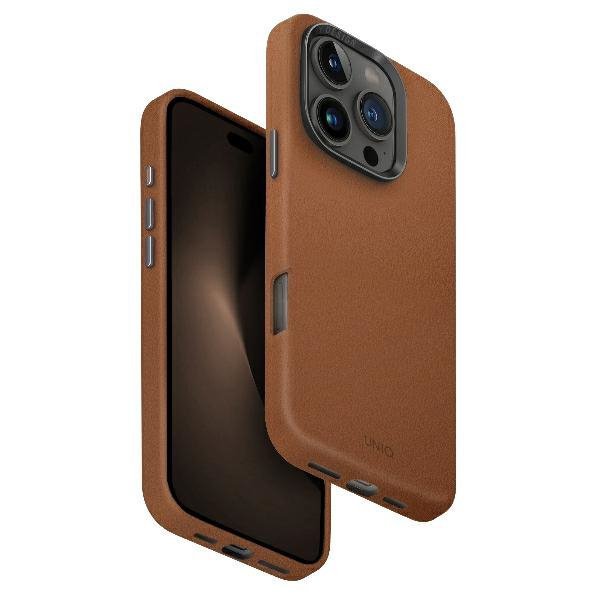 UNIQ etui Lyden iPhone 16 Pro 6.3&quot; Magclick Charging karmel/caramel