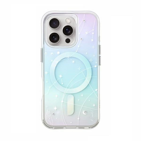 UNIQ etui Coehl Celest iPhone 16 Pro 6.3&quot; Magnetic Charging opal/iridescent