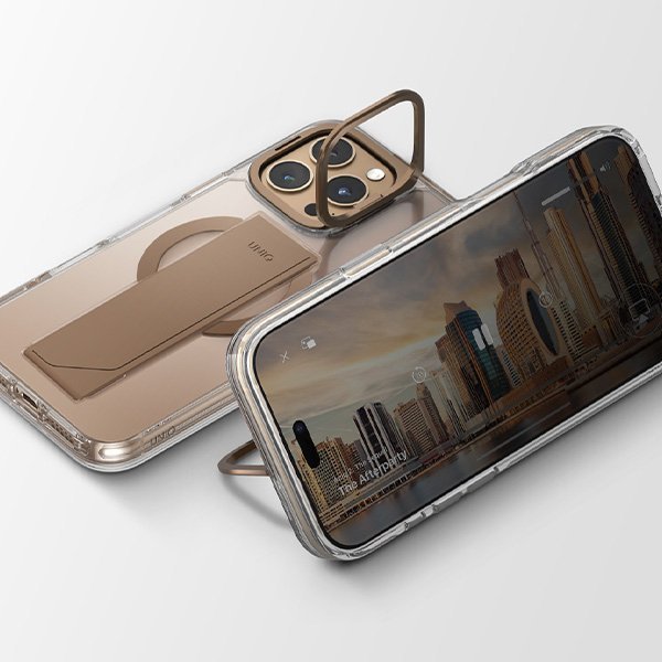 UNIQ etui Heldro Max iPhone 16 Pro Max 6.9&quot; Magclick Charging przezroczysty/clear lucent