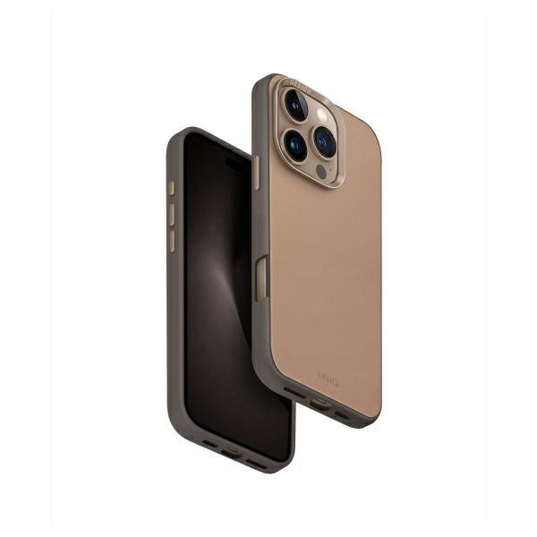 UNIQ etui Lyden DS iPhone 16 Pro 6.3&quot; Magclick Charging brązowo-szary/flint grey