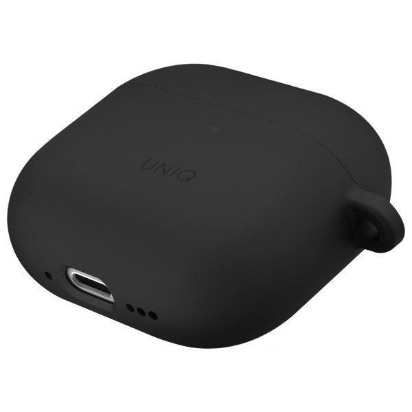 UNIQ etui Nexo AirPods 4 + Ear Hooks     Silicone czarny/black