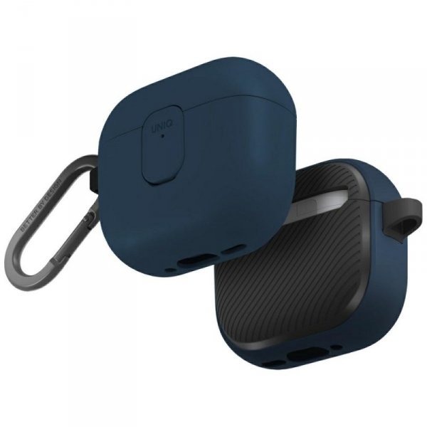 Etui UNIQ Clyde do AirPods 4 Lock Case   niebieski