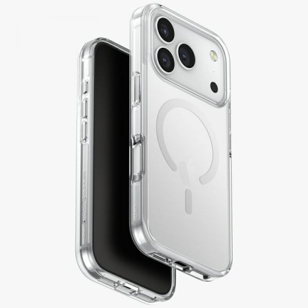 Etui UNIQ Clario do iPhone 17 Pro        Magclick Charging przezroczysty