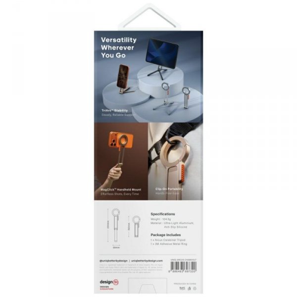 Uchwyt magnetyczny UNIQ Arcus TriPod     Stand szampański