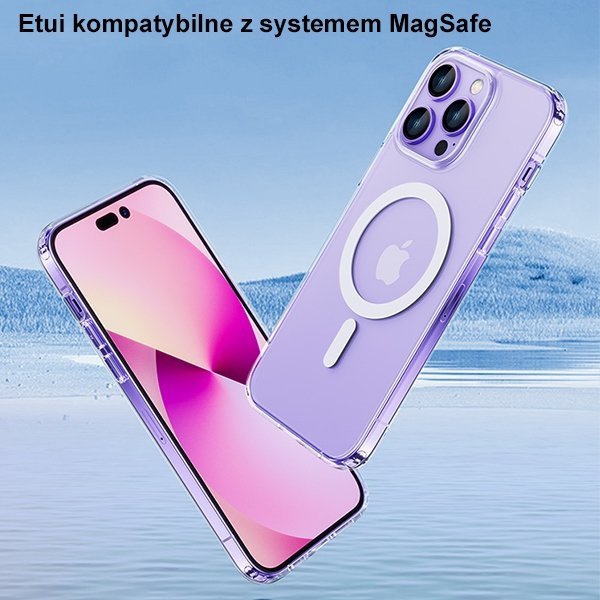 USAMS Etui Ice Magnet iPhone 14 Plus /15 Plus 6,7&quot; transparent IP14MBC01 (US-BH801)