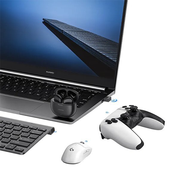 USAMS Adapter USB Bluetoothczarny/black ZB285SPQ01 (US-ZB285)
