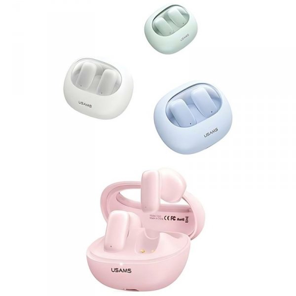 USAMS Słuchawki Bluetooth 5.3 TWSTD Series bezprzewodowe zielony/green BHUTD04 (TD22)