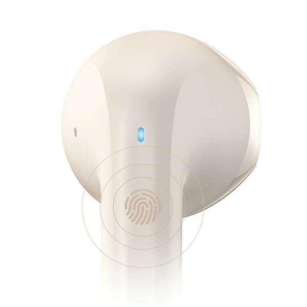 USAMS Słuchawki Bluetooth 5.3 TWSRhymbo Series bezprzewodowe niebieski/blue BHUYO03 (US-YO17)