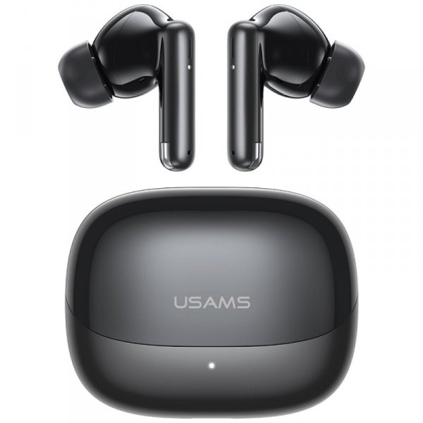 USAMS Słuchawki Bluetooth 5.3 IF27       bezprzewodowe douszne czarny/black