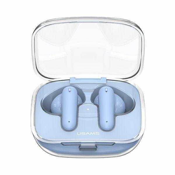 USAMS Słuchawki Bluetooth 5.3 TWS BEseries earbuds bezprzewodowe niebieski/blue US-BE16