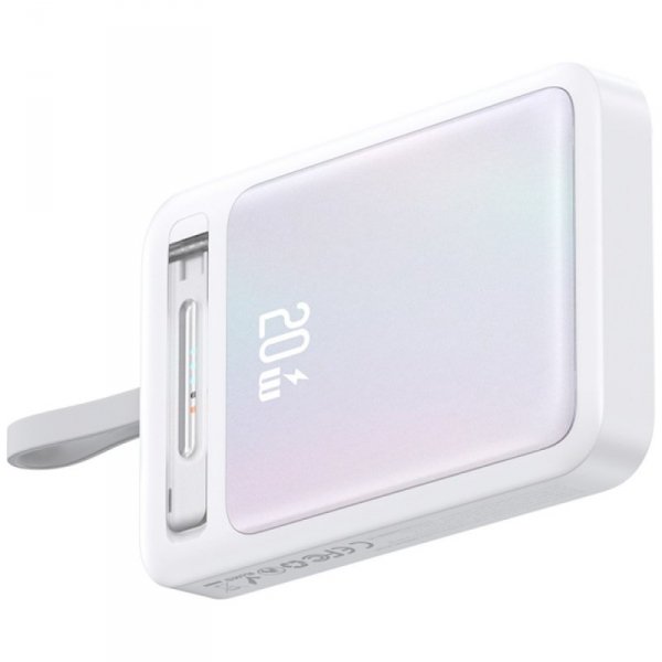 Powerbank USAMS XM Series CD219 10000mAh Magnetic Wireless biały