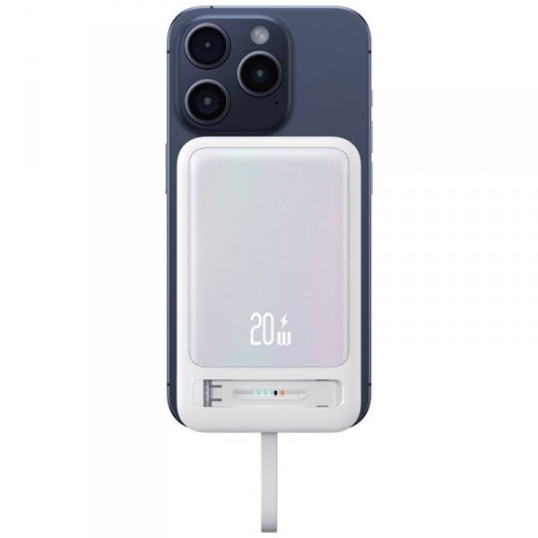 Powerbank USAMS XM Series CD219 10000mAh Magnetic Wireless niebieski