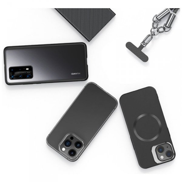 Smycz do telefonu z kablem do ładowania  Usams SJ746 30W USB-C do Lightning 1.2m różowy