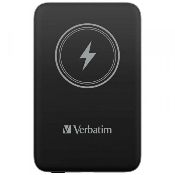Verbatim Powerbank indukcyjny `n` Go 15W 10000mAh Wireless Magnetic czarny/black 32245