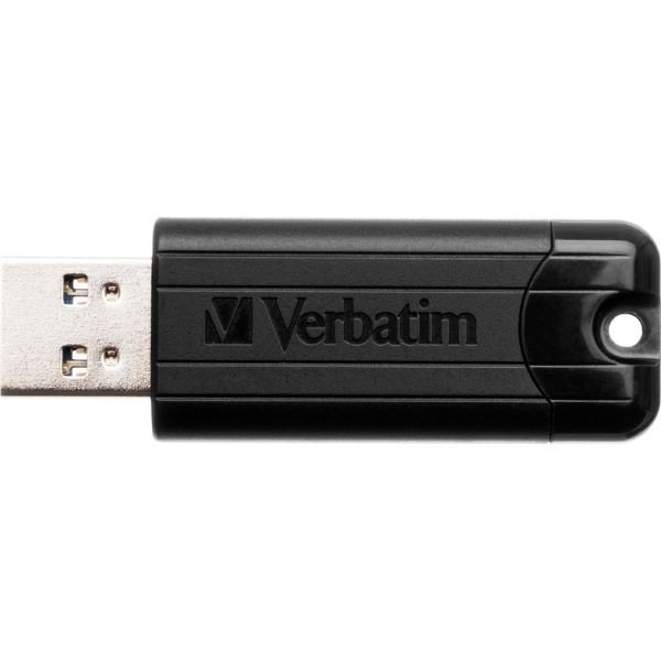 Verbatim Pendrive 64GB USB-A 3.2PinStripe czarny/black 49318