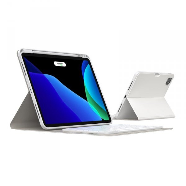 Baseus Brilliance etui z klawiaturą na iPad Pro 11&quot; (2018 / 2020 / 2021) biały (ARJK000002)