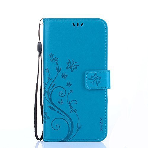 SMTR Premium Leather Wallet case ETUI ZE SMYCZKĄ DO HUAWEI Y6 2017