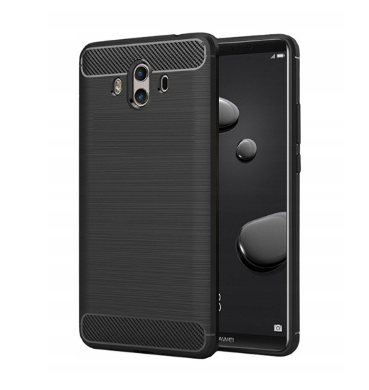 Mocne Etui TPU Carbon Huawei MATE 10 czarny