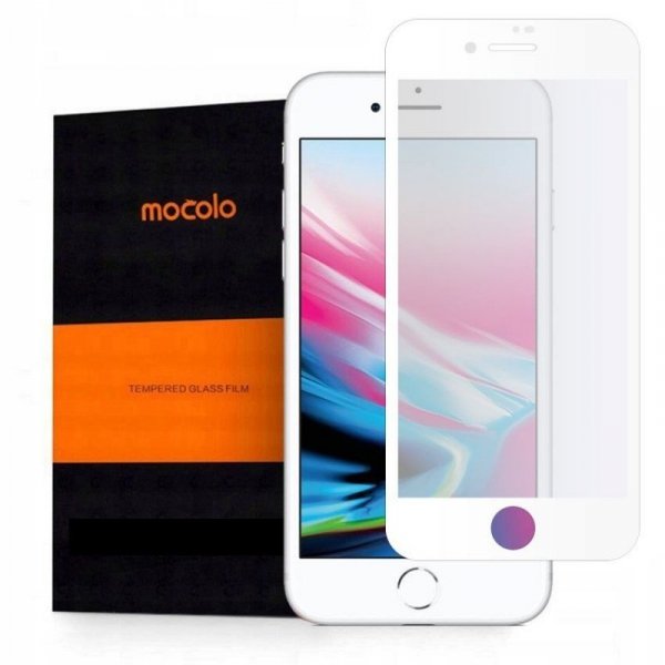 SZKŁO HARTOWANE MOCOLO TG+FULL GLUE IPHONE 6/6s (4.7) białe