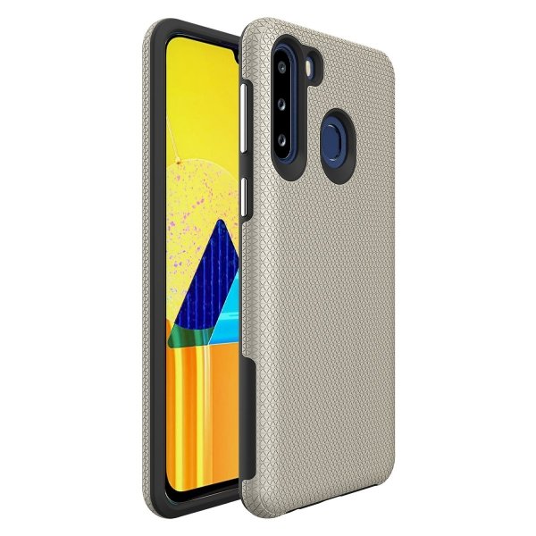 X-GUARD DUAL LAYER RUGGED CASE Pancerne etui Samsung Galaxy A21 (złoty)