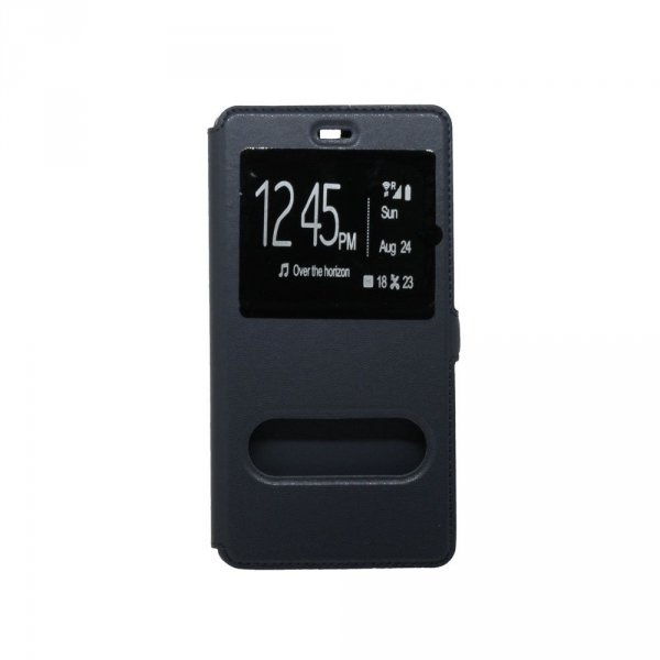 Etui futerał s-view cover - Huawei Y6 II (czarny)