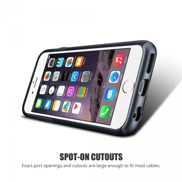 Mpow Certified Drop Anti-Scratch Protection Cover Case Etui - iPhone 6/6S + szkło hartowane