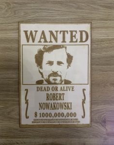 Poszukiwany - personalizowana dekoracja ścienna